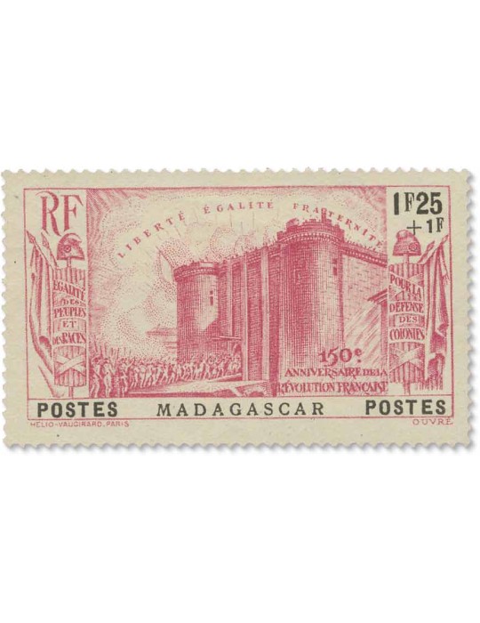 n° 210/213* - Timbre MADAGASCAR Poste