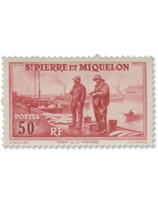 n° 167/188* - Timbre SAINT-PIERRE ET MIQUELON Poste