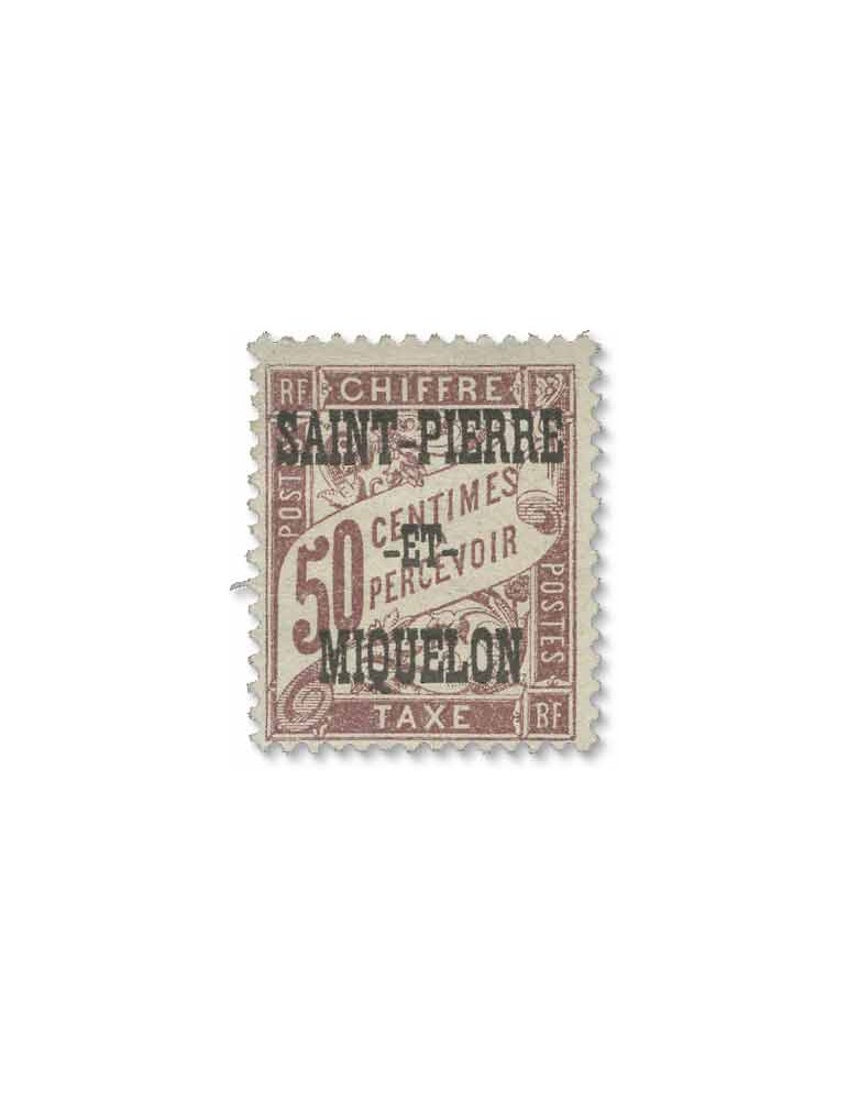 n° 10/20* - Timbre SAINT-PIERRE ET MIQUELON Taxe