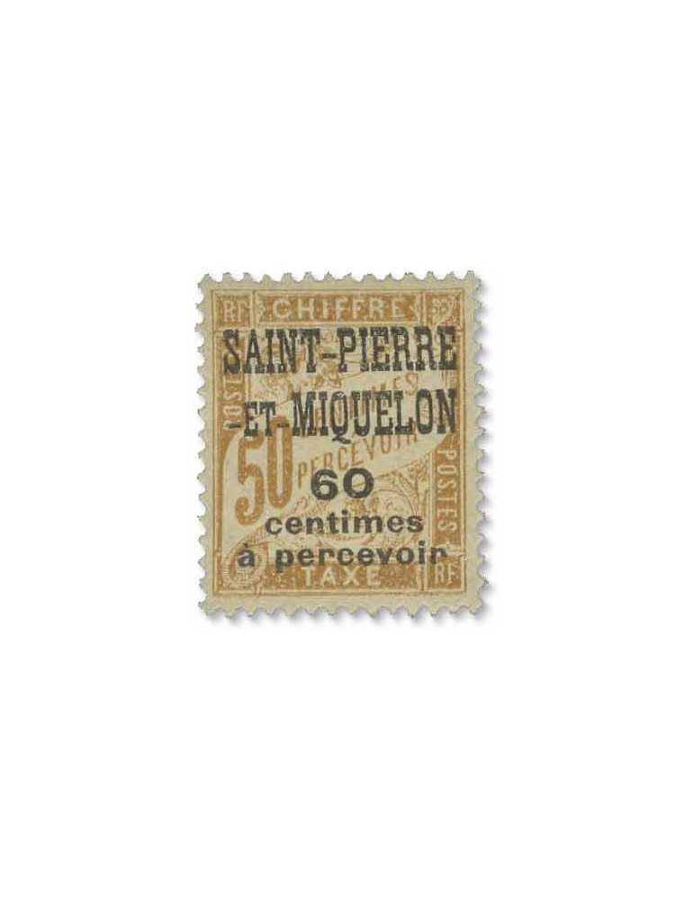 n° 10/20* - Timbre SAINT-PIERRE ET MIQUELON Taxe