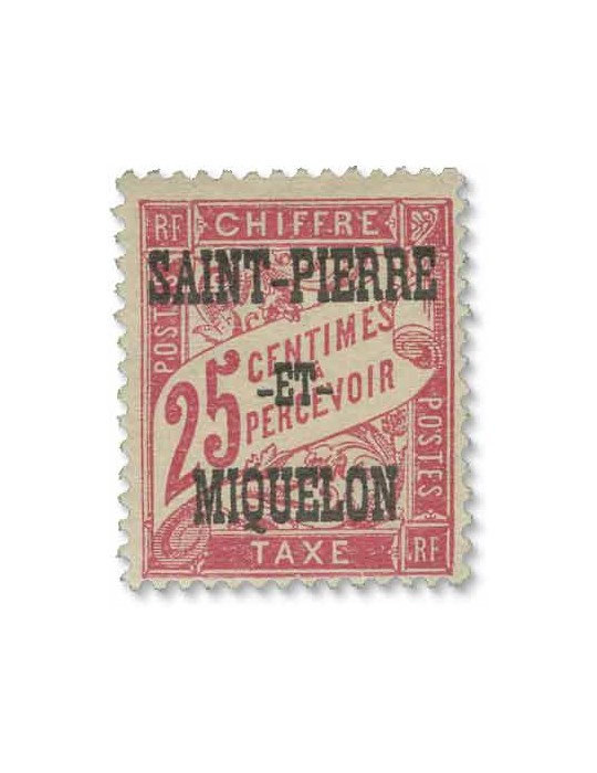 n° 10/20* - Timbre SAINT-PIERRE ET MIQUELON Taxe