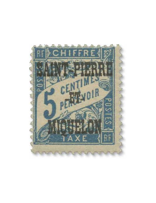 n° 10/20* - Timbre SAINT-PIERRE ET MIQUELON Taxe