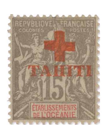 n° 35* - Timbre TAHITI Poste