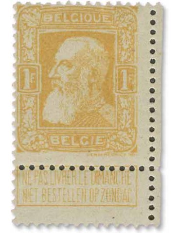 n° 74/80* - Timbre BELGIQUE Poste 2