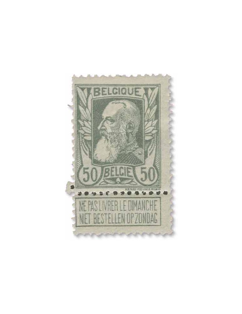 n° 74/80* - Timbre BELGIQUE Poste