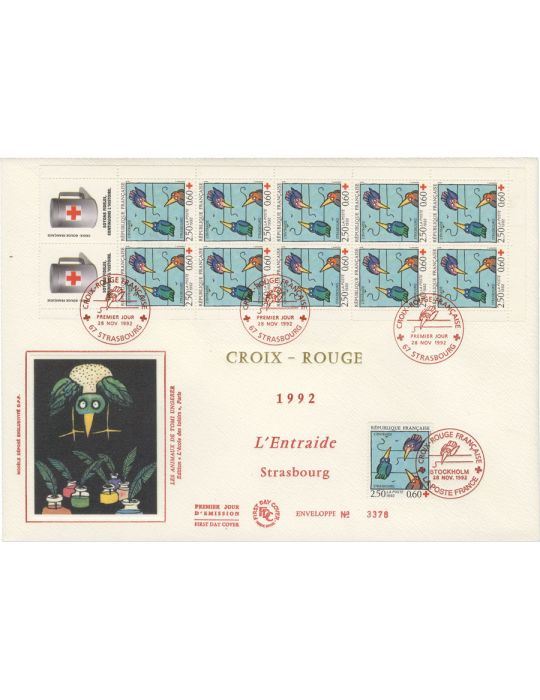 France : Carnets Croix-Rouge (entre 1992 et 2001)