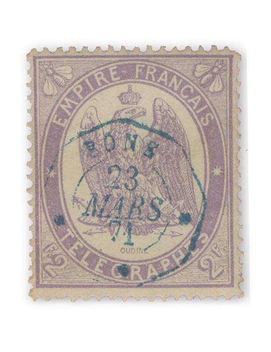 n° 5/8 obl. - Timbre FRANCE Telegraphe