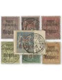 n° 14/22 obl. (sans n° 20) - Timbre MADAGASCAR Poste