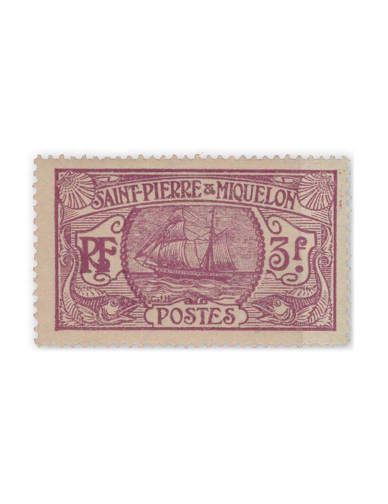 n° 129/131 - Timbre SAINT-PIERRE ET MIQUELON Poste