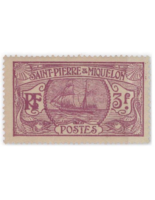 n° 129/131 - Timbre SAINT-PIERRE ET MIQUELON Poste