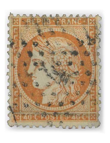 n° 38 obl. - Timbre FRANCE Poste 2