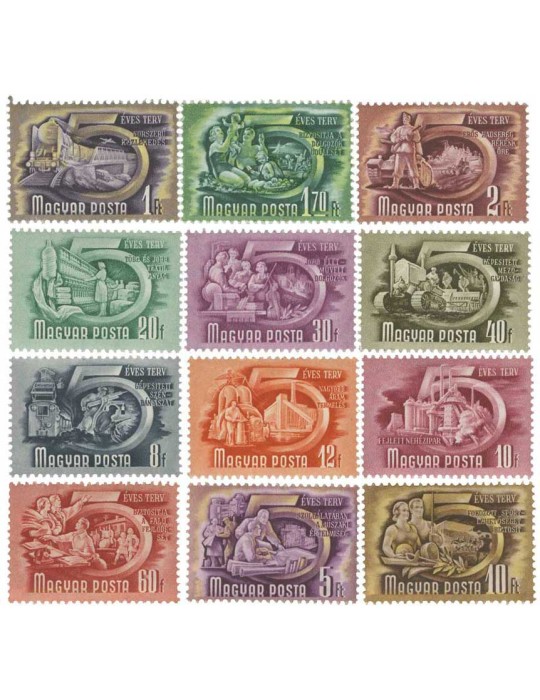 n° 927/940* - Timbre HONGRIE Poste