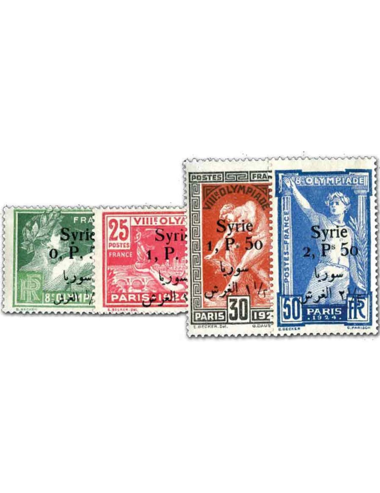 n° 149/152* - Timbre SYRIE Poste
