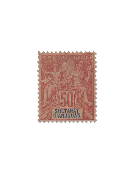 n° 11/12* - Timbre ANJOUAN Poste