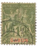 n° 30 obl. - Timbre GABON Poste