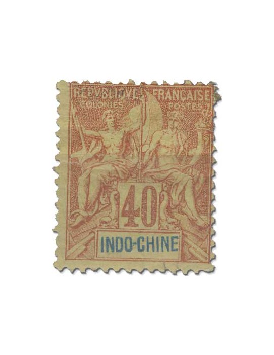 n° 3/16*/obl. - Timbre INDOCHINE Poste