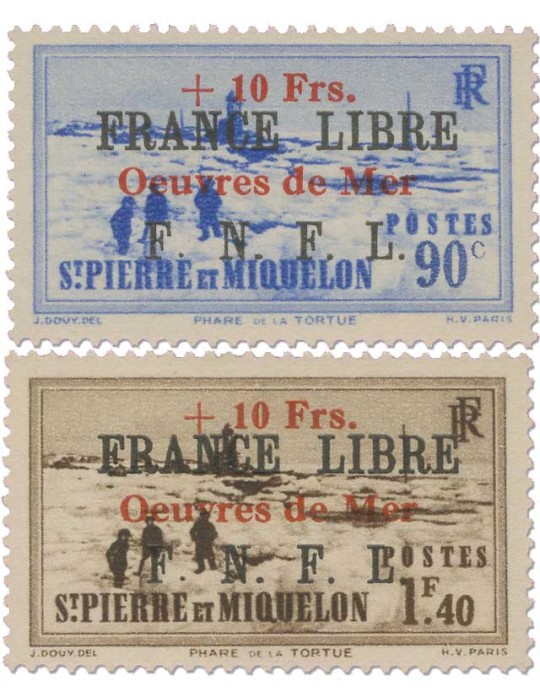 n° 311A/311B** - Timbre SAINT-PIERRE ET MIQUELON Poste