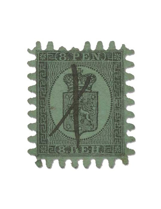 n° 6 obl. - Timbre FINLANDE Poste