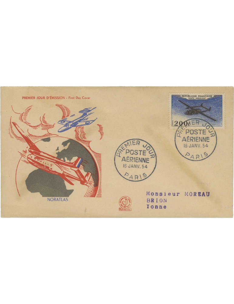 n° 30/33 obl. - Timbre FRANCE Poste Aerienne