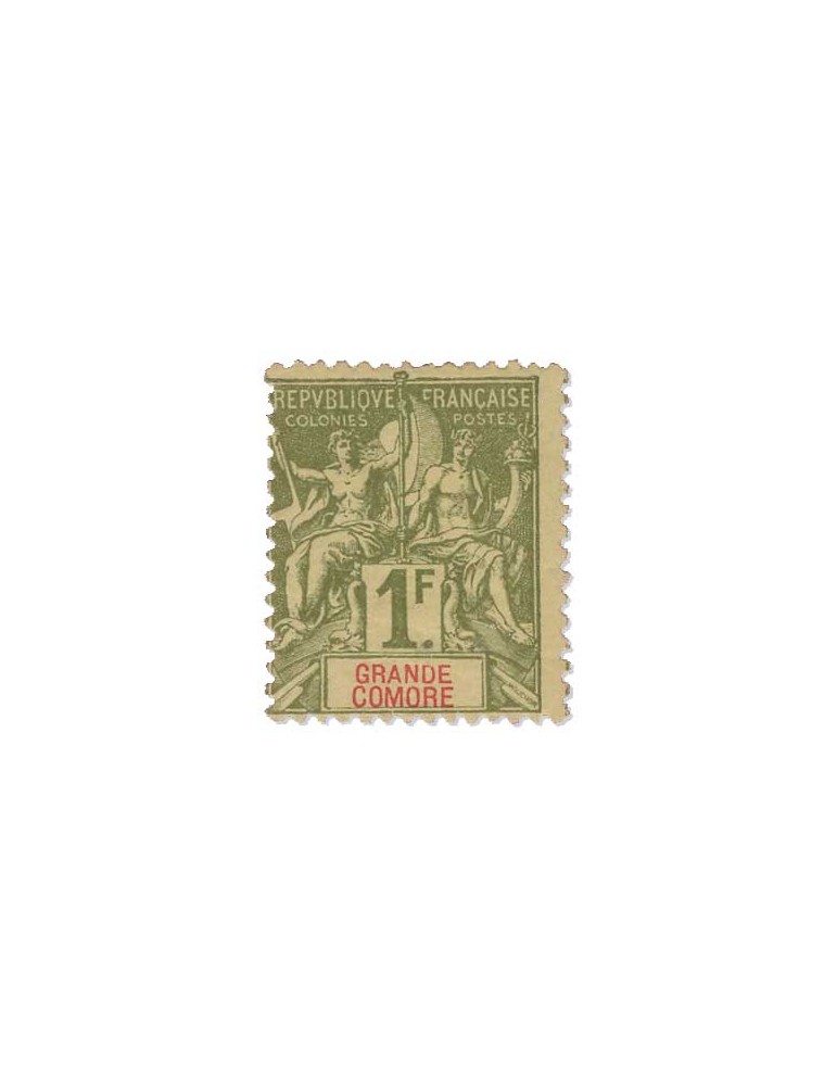n° 13* - Timbre GRANDE COMORES Poste