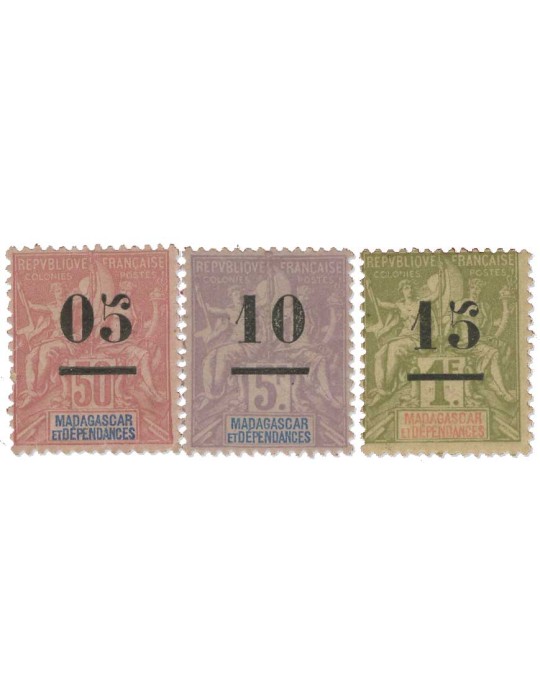 n° 48/50**/* - Timbre MADAGASCAR Poste