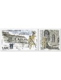 n° 1383/1384 - Timbre Saint-Pierre et Miquelon Poste - CASERNE DES DISCIPLINAIRES (12_26_057)