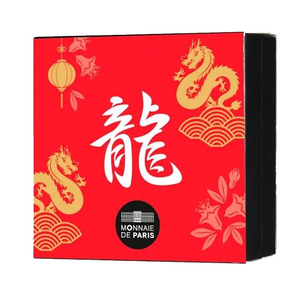 2024 Pièces de dragon d'or chinois Pièces d'or commémoratives porte-bonheur