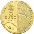 5 EUROS OR - FRANCE - UNESCO BE 2017