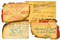 Maroc   : Vol accidenté Correspondance trouvée dans les débris de l´avion postal incendié à Alicante le 11 décembre 1925