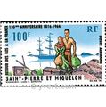 n° 36 -  Timbre Saint-Pierre et Miquelon Poste aérienne