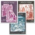 nr. 184/186 -  Stamp Andorra Mail