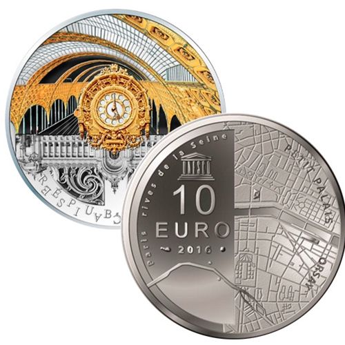 10 EUROS ARGENT - FRANCE - UNESCO BE 2016