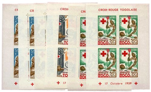 n°2, 3 et 4 * - Timbre Togo Blocs et feuillets n°2, 3 et 4 * - Timbre Togo Blocs et feuillets