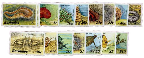n°694/709* - Timbre Barbade Poste n°694/709* - Timbre Barbade Poste