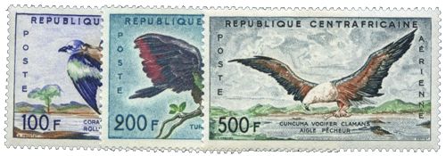 n°1/3* - Timbres République Centrafricaine Poste aérienne n°1/3* - Timbres République Centrafricaine Poste aérienne