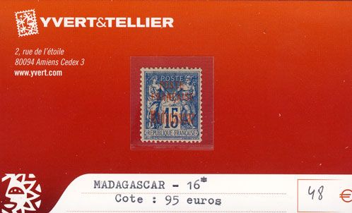 MADAGASCAR - n° 16* MADAGASCAR - n° 16*