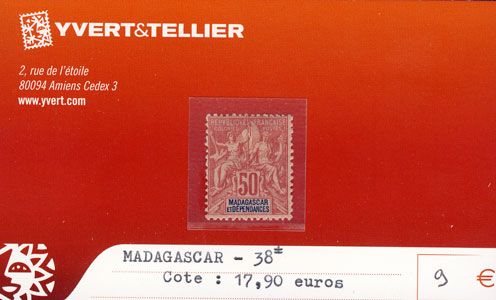 MADAGASCAR - n° 38* MADAGASCAR - n° 38*