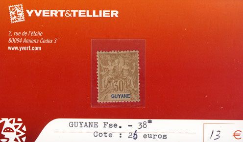 GUYANE - n° 38* GUYANE - n° 38*