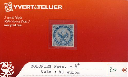 COLONIES FRANCAISES - n° 4* COLONIES FRANCAISES - n° 4*