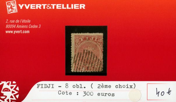 FIDJI - n°8 obl. FIDJI - n°8 obl.
