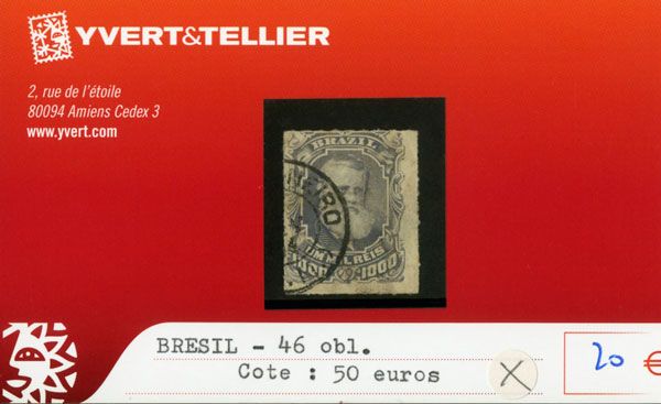 BRESIL - n°46 obl. BRESIL - n°46 obl.