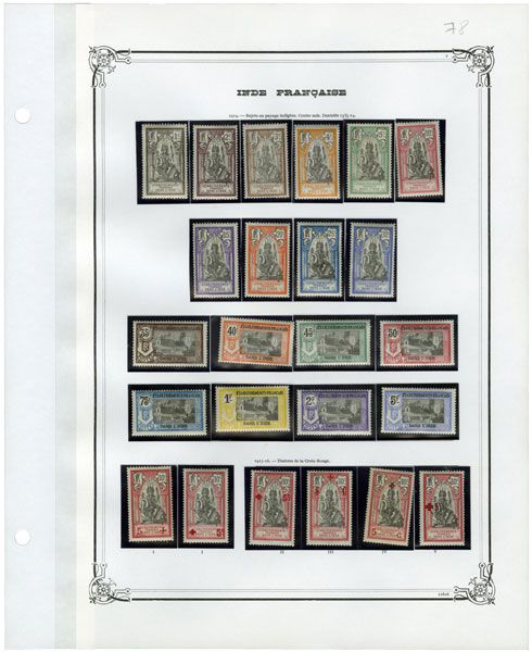 INDES FRANCAISES : Collection */obl. (maj.*) INDES FRANCAISES : Collection */obl. (maj.*)