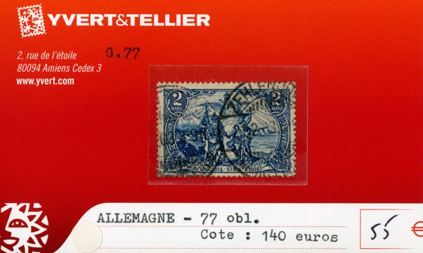 ALLEMAGNE EMPIRE - n°77 obl. ALLEMAGNE EMPIRE - n°77 obl.