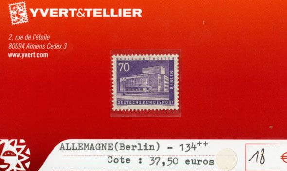 ALLEMAGNE BERLIN - n°134** ALLEMAGNE BERLIN - n°134**