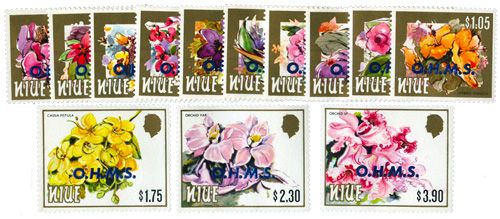 n°1/13** - Timbre NIUE Service n°1/13** - Timbre NIUE Service