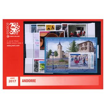 n° 777/791 -  Selo Andorra Ano completo (2016)