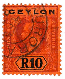 n°190 obl. - Timbre CEYLAN Poste n°190 obl. - Timbre CEYLAN Poste