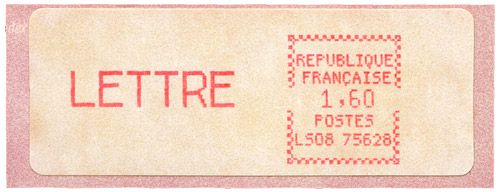 n°16b - Timbre FRANCE Distributeur n°16b - Timbre FRANCE Distributeur