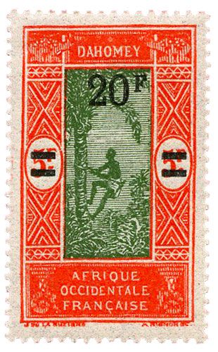n°84a* - Timbre DAHOMEY Poste n°84a* - Timbre DAHOMEY Poste