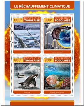 n° 5686/5689 - Timbre TOGO  Poste